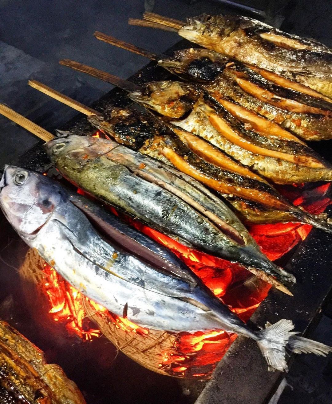 Grilled fresh catch at the warung